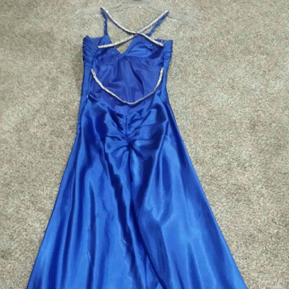 Royal blue prom dress
